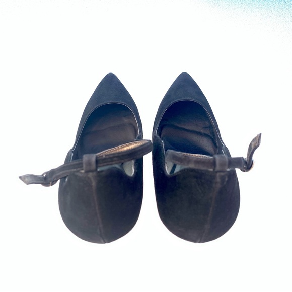 LEVITY Zebra Wedge Heels ~ Size 8-1/2 - Picture 5 of 7